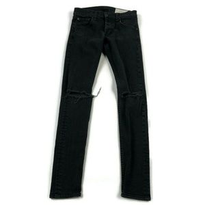 Rag & Bone Super Skinny Stretch Distressed Jeans
